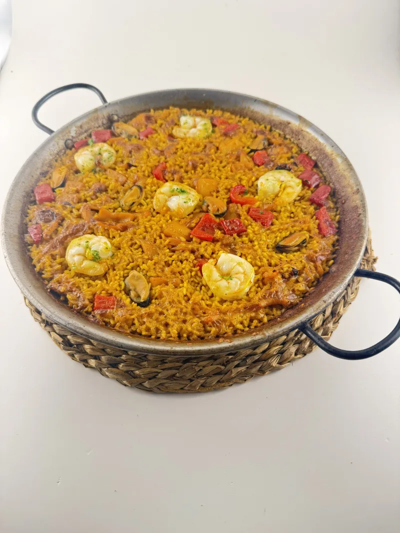 Paella cega de marisc