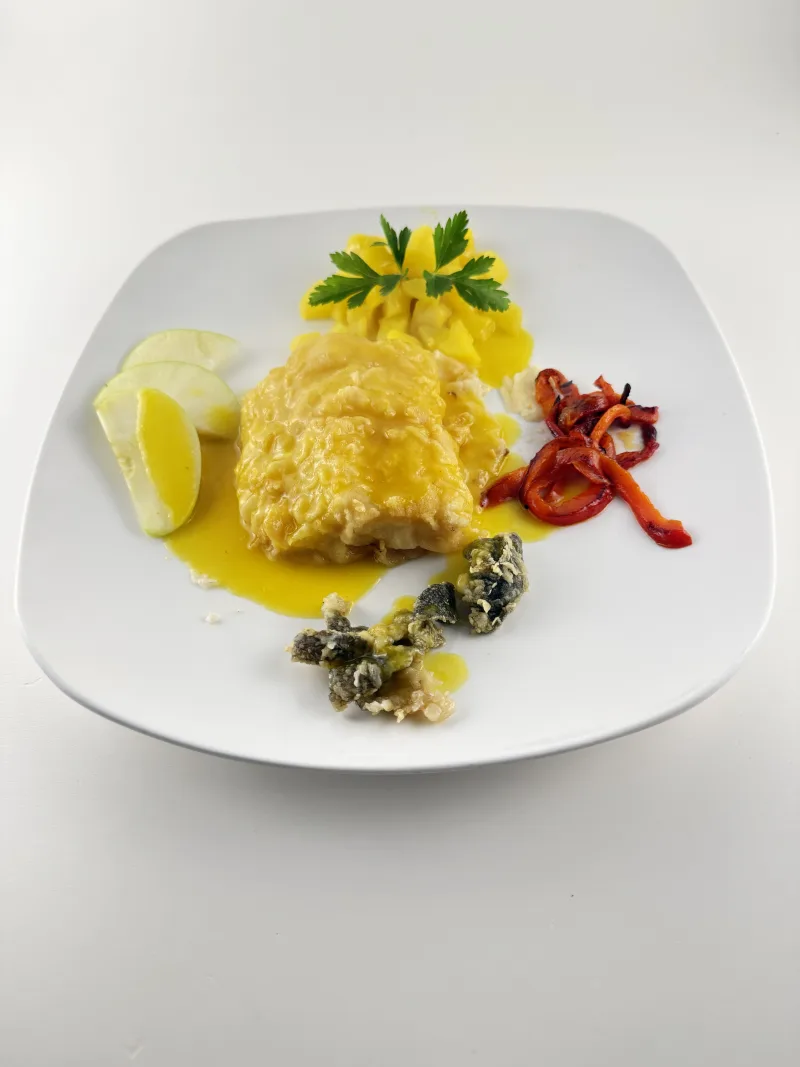 Cod with Apple