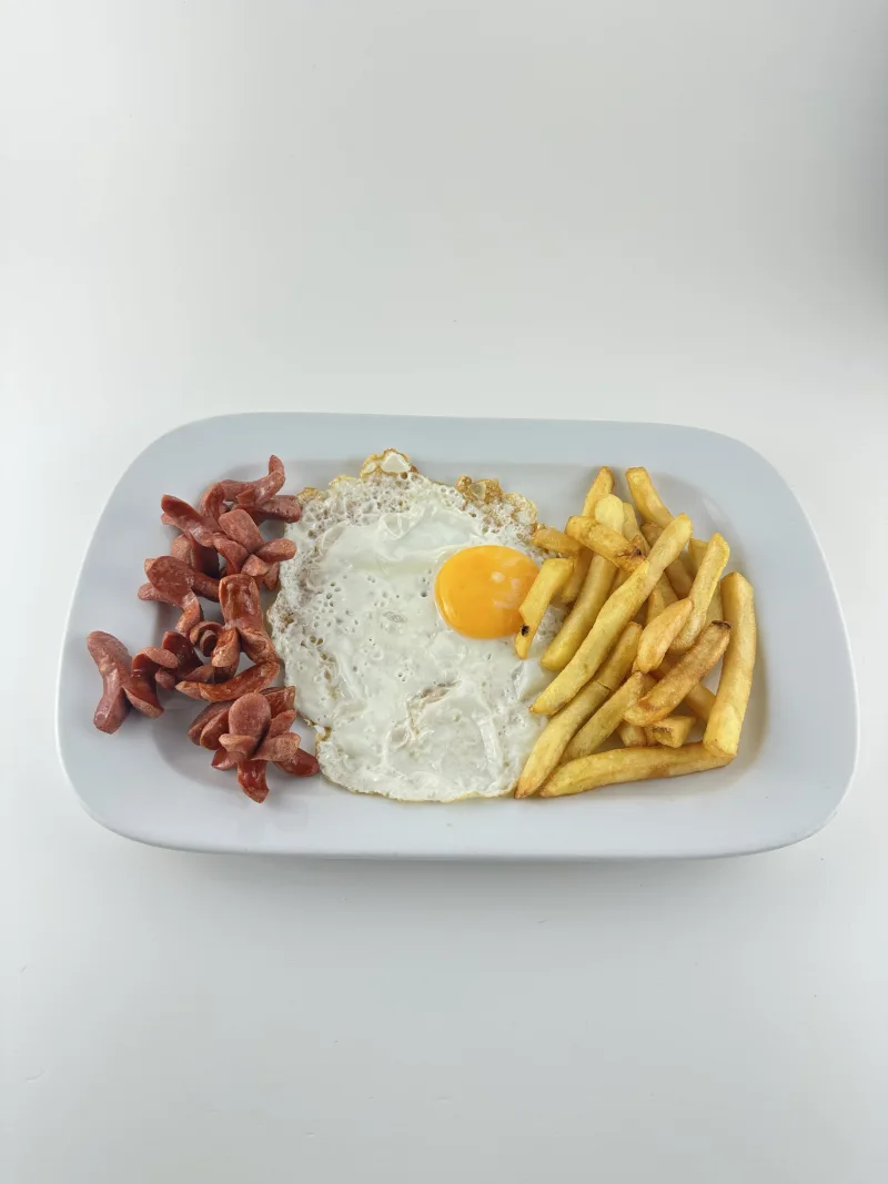 Sausages and Eggs with Fries